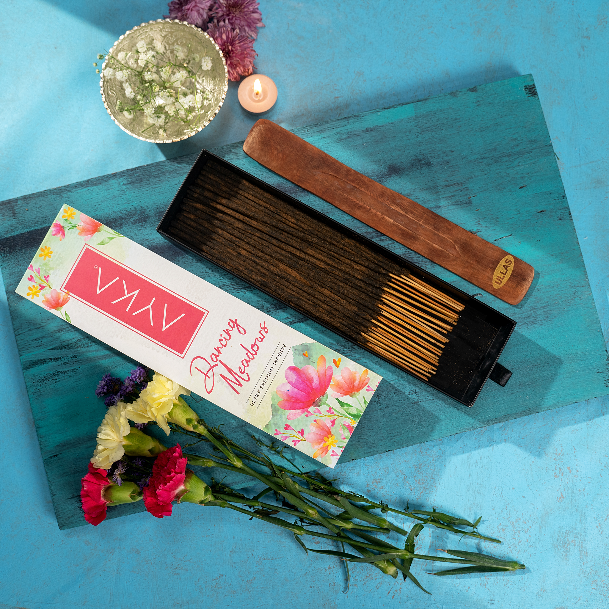 Ullas Ayka Dancing Meadows Premium Agarbathi β Refreshing Premium Incense Sticks