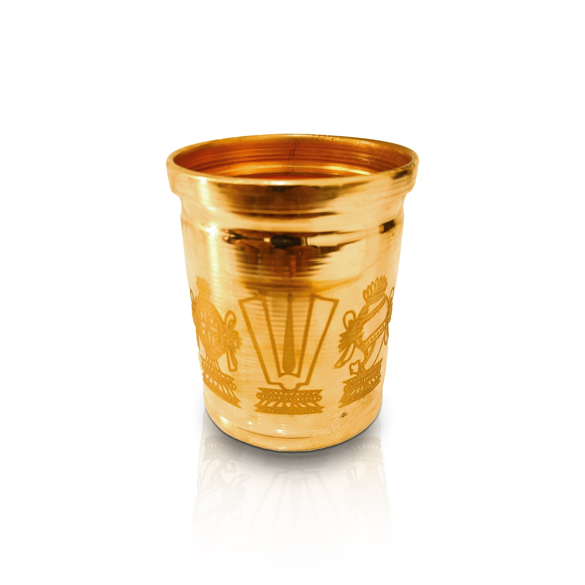 Divine Copper Panchapatra - Handcrafted Premium Pooja Accessory for Worship