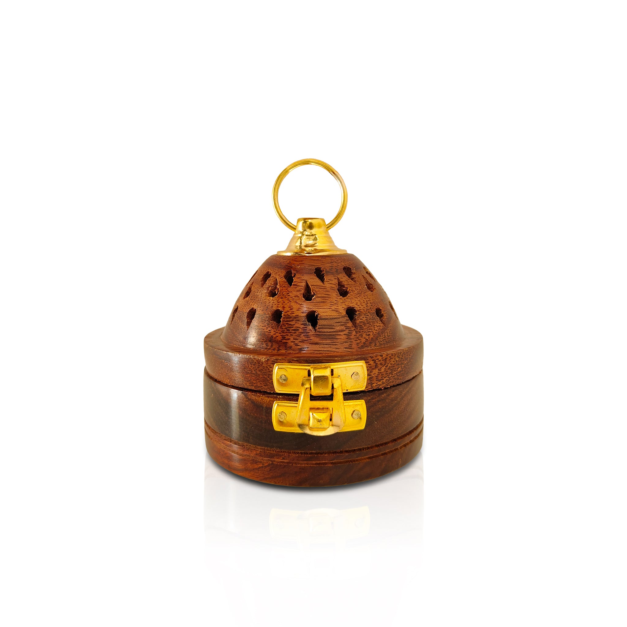 Traditional Hanging Wooden Dhoop Box