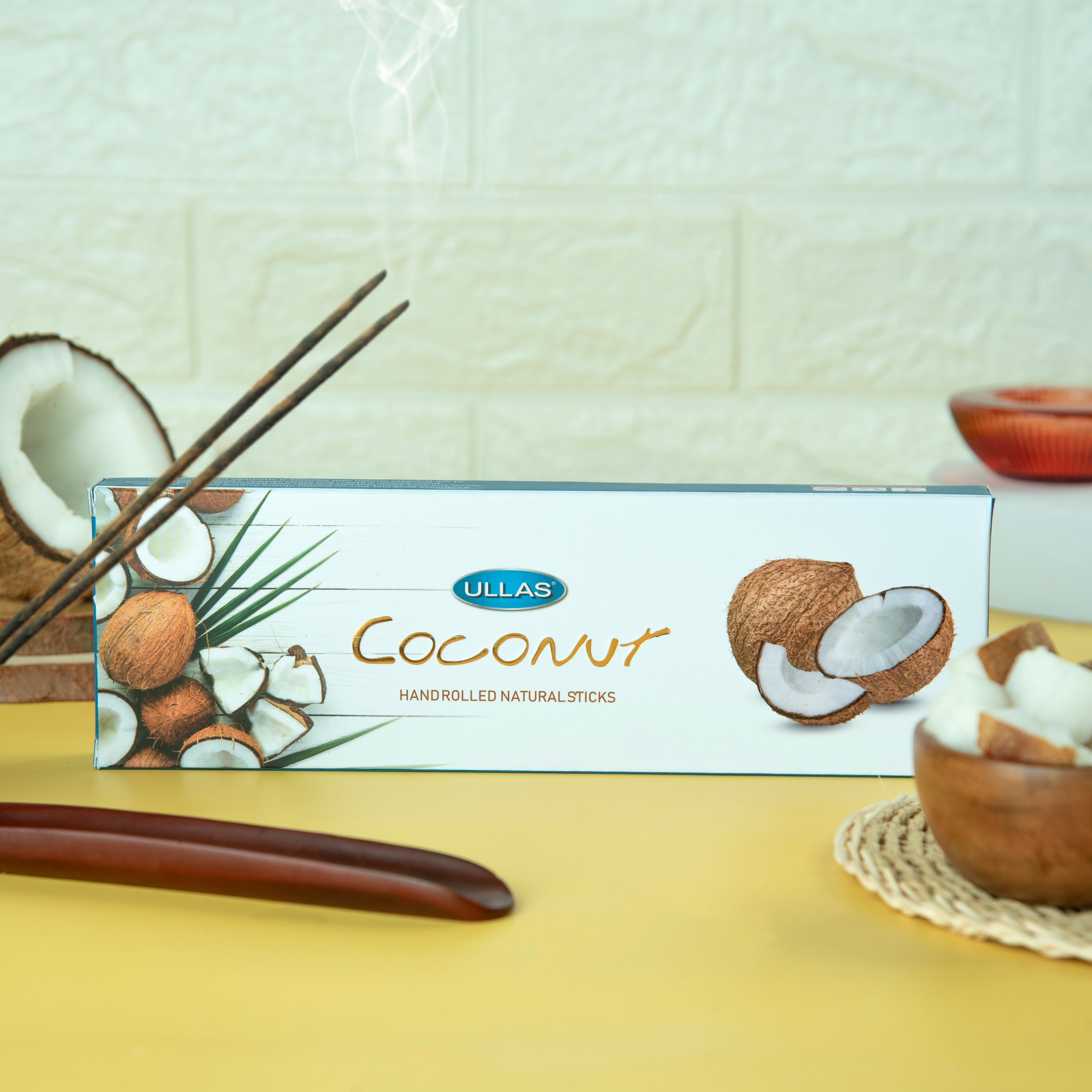 Ullas Coconut - Hand Rolled Natural Sticks