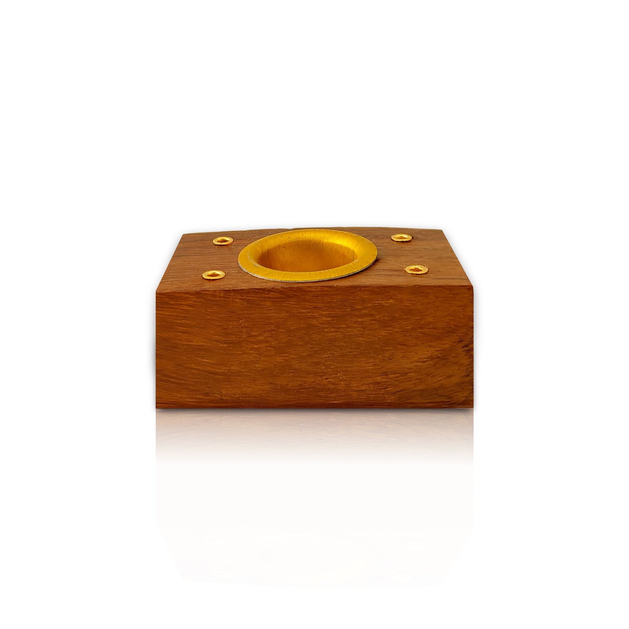 Wooden Rectangle Incense/Dhoop Holder