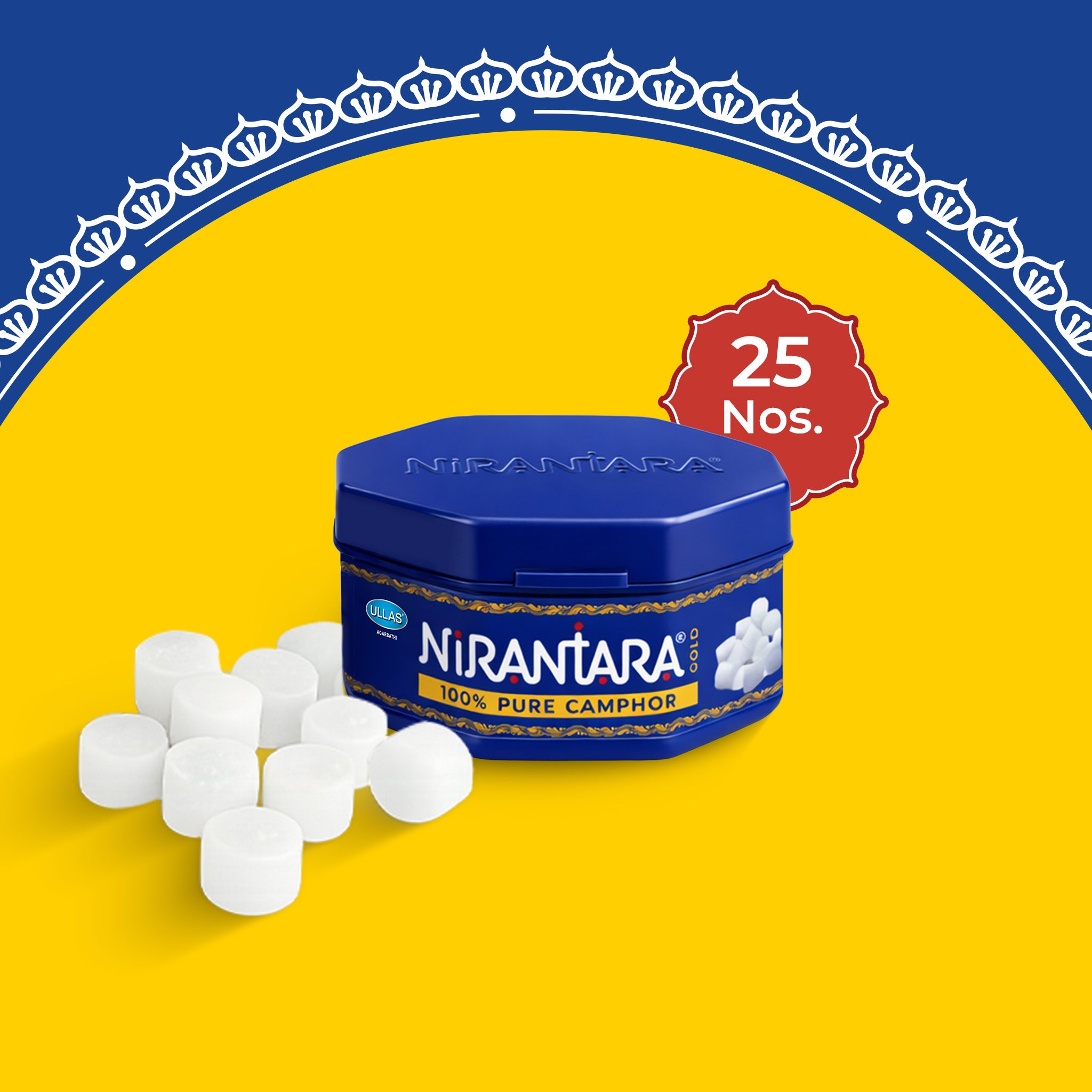 Nirantara Gold 100% Pure Camphor for Pooja & Aarti