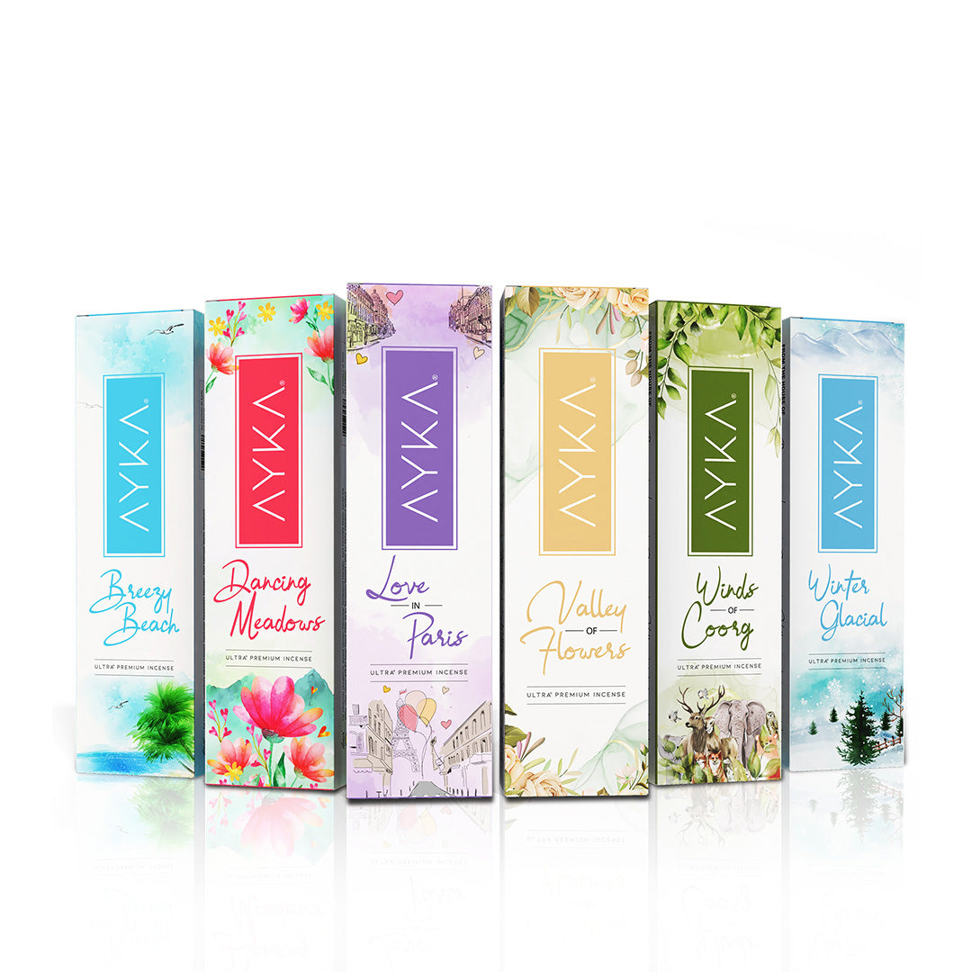 Ullas Ayka Assorted Pack of 6 - Premium Ag...