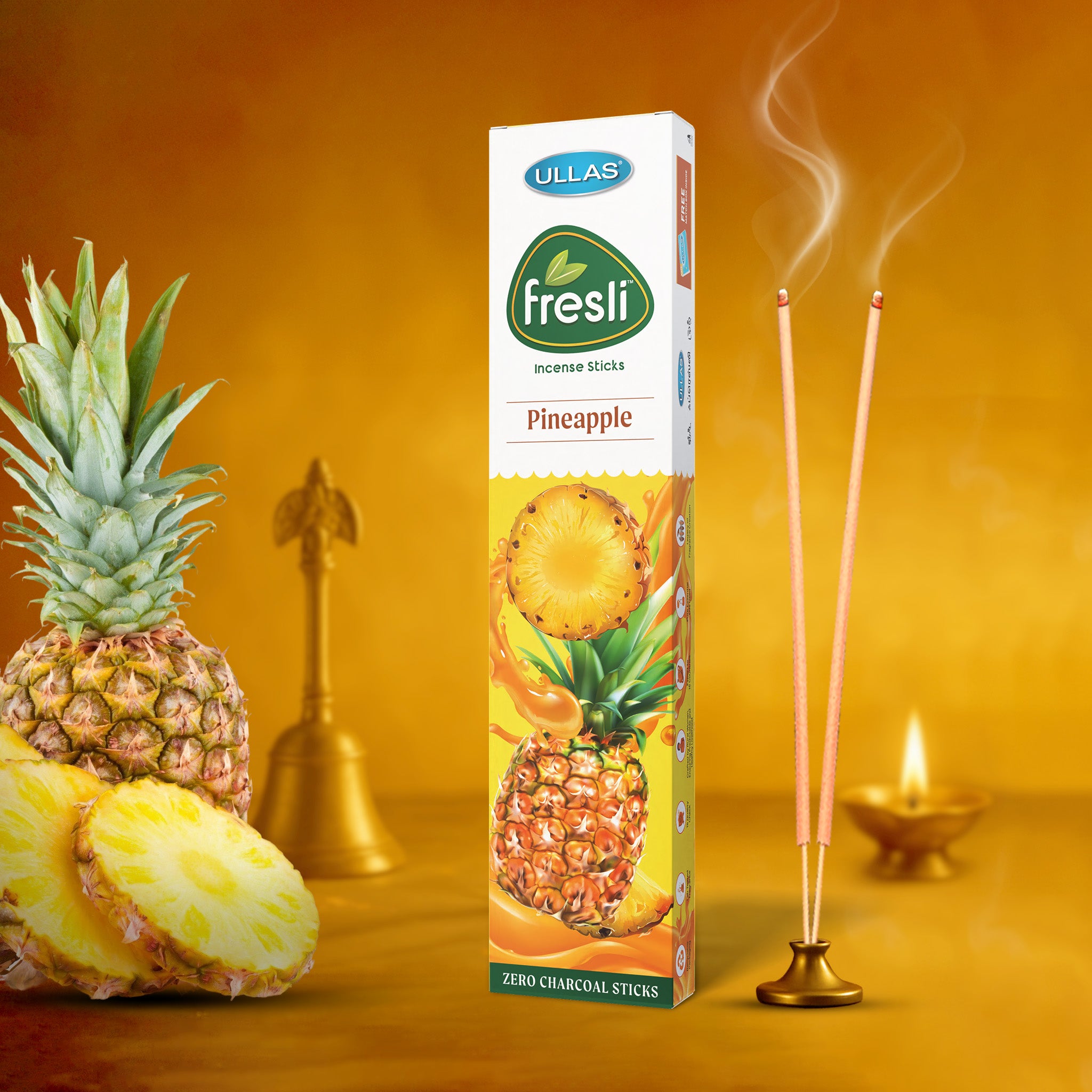 Fresli Pineapple Agarbathi By Ullas Agarbathi