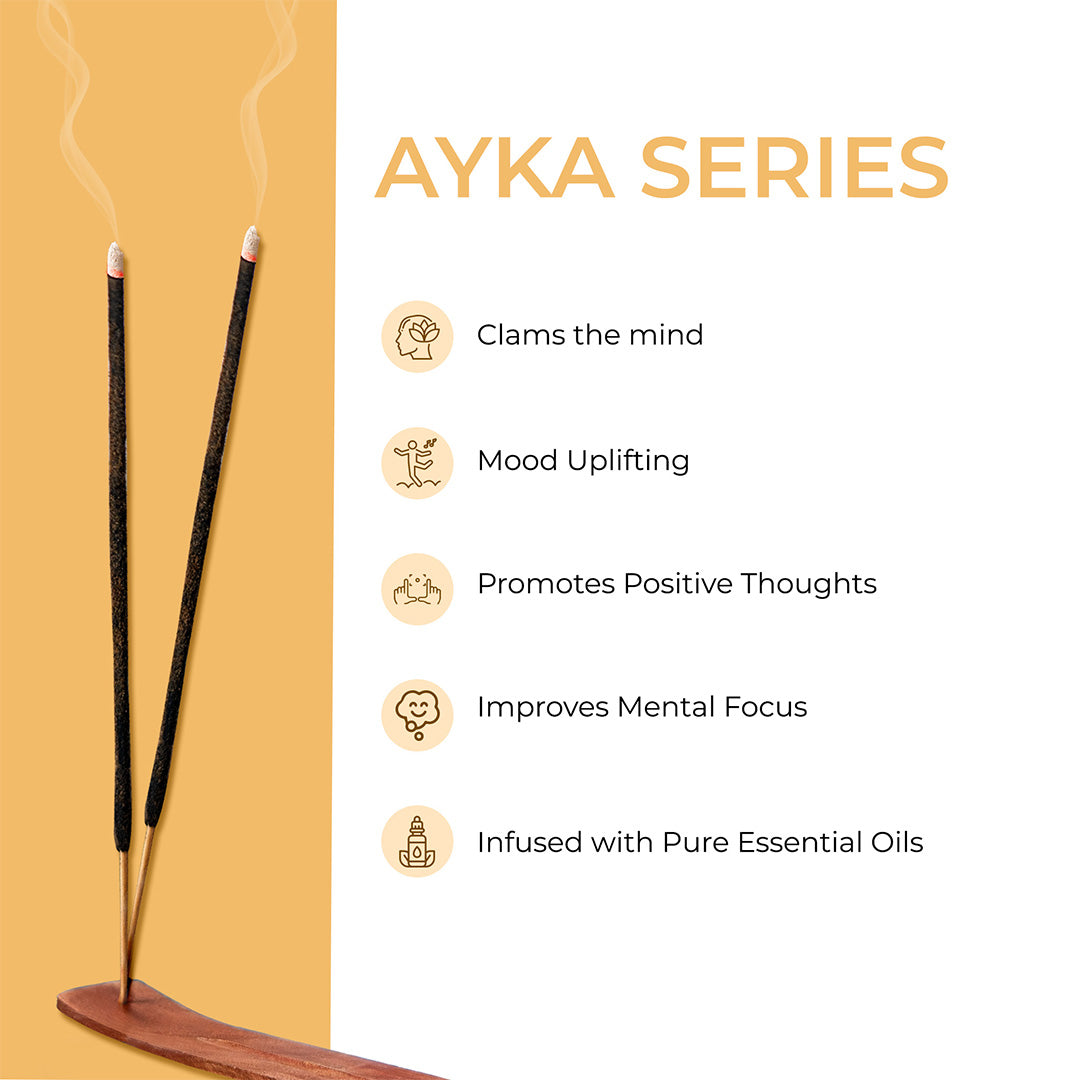 Ullas Ayka Assorted Pack of 6 - Premium Agarbathi