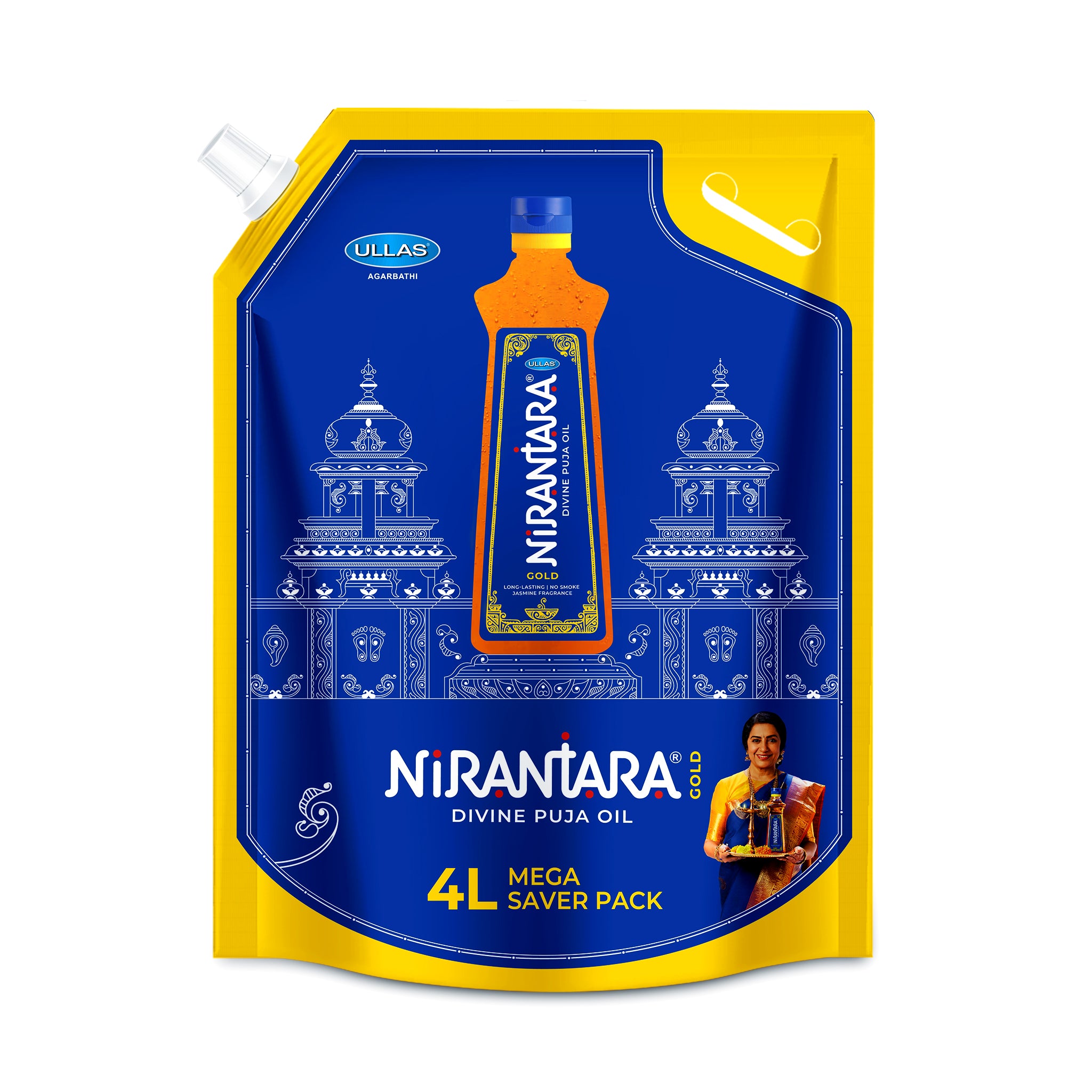 Nirantara Gold Divine Puja Oil | 4-Liter R...