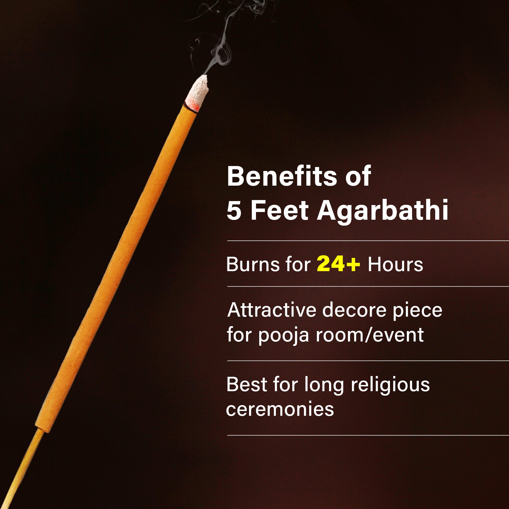 Ananta Jyothi ( 5 feet ) Jumbo Agarbathi |...