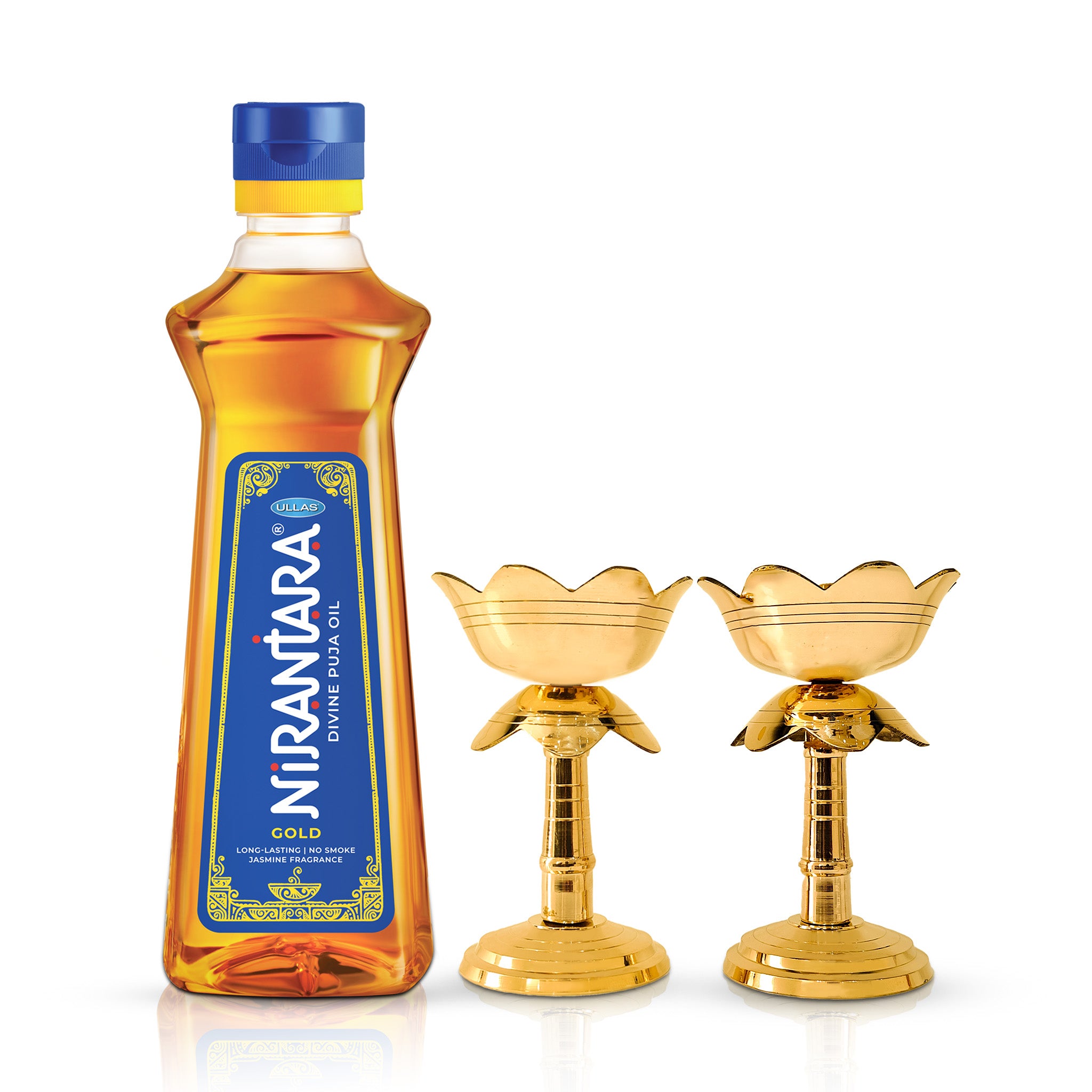 Nirantara Gold Divine Puja Oil 1L & Divine...