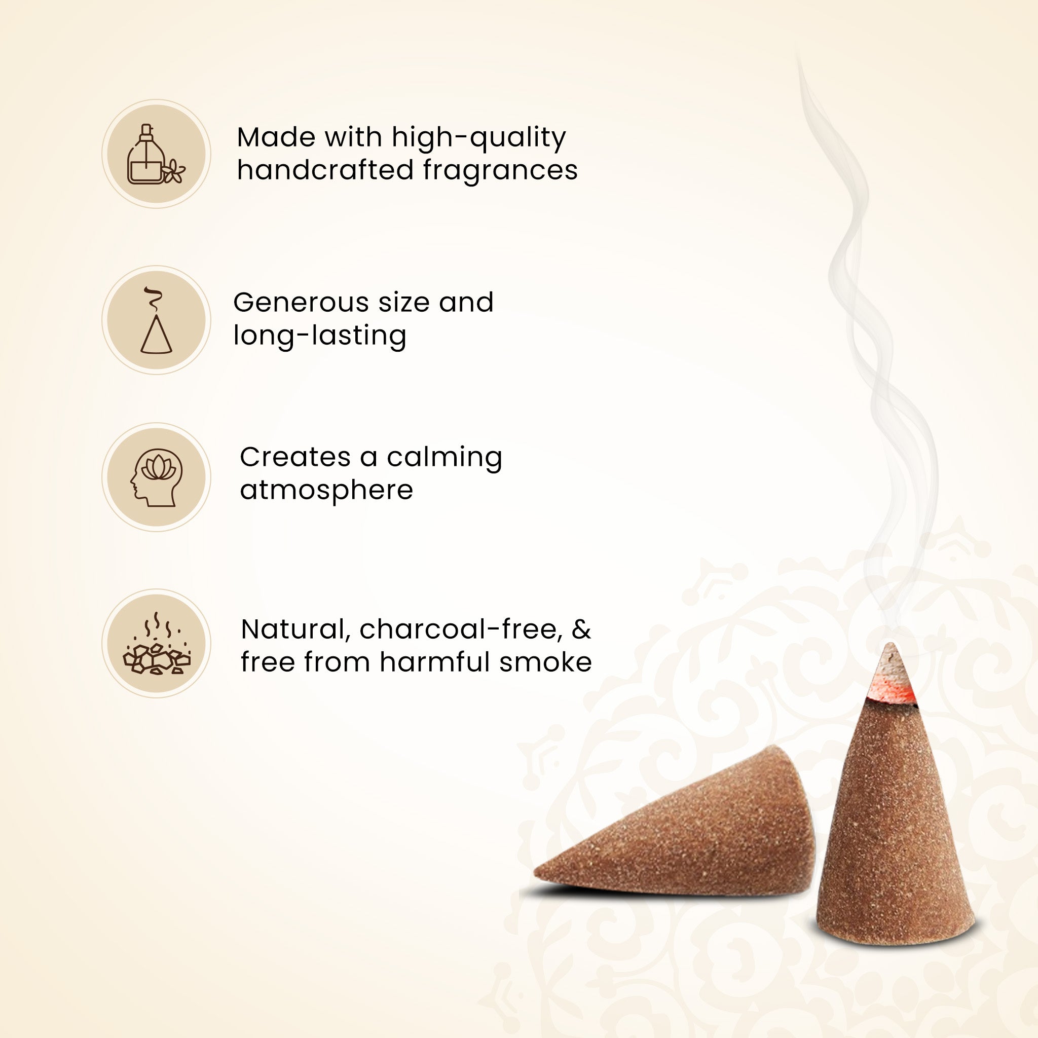 Sandalwood Incense Cones