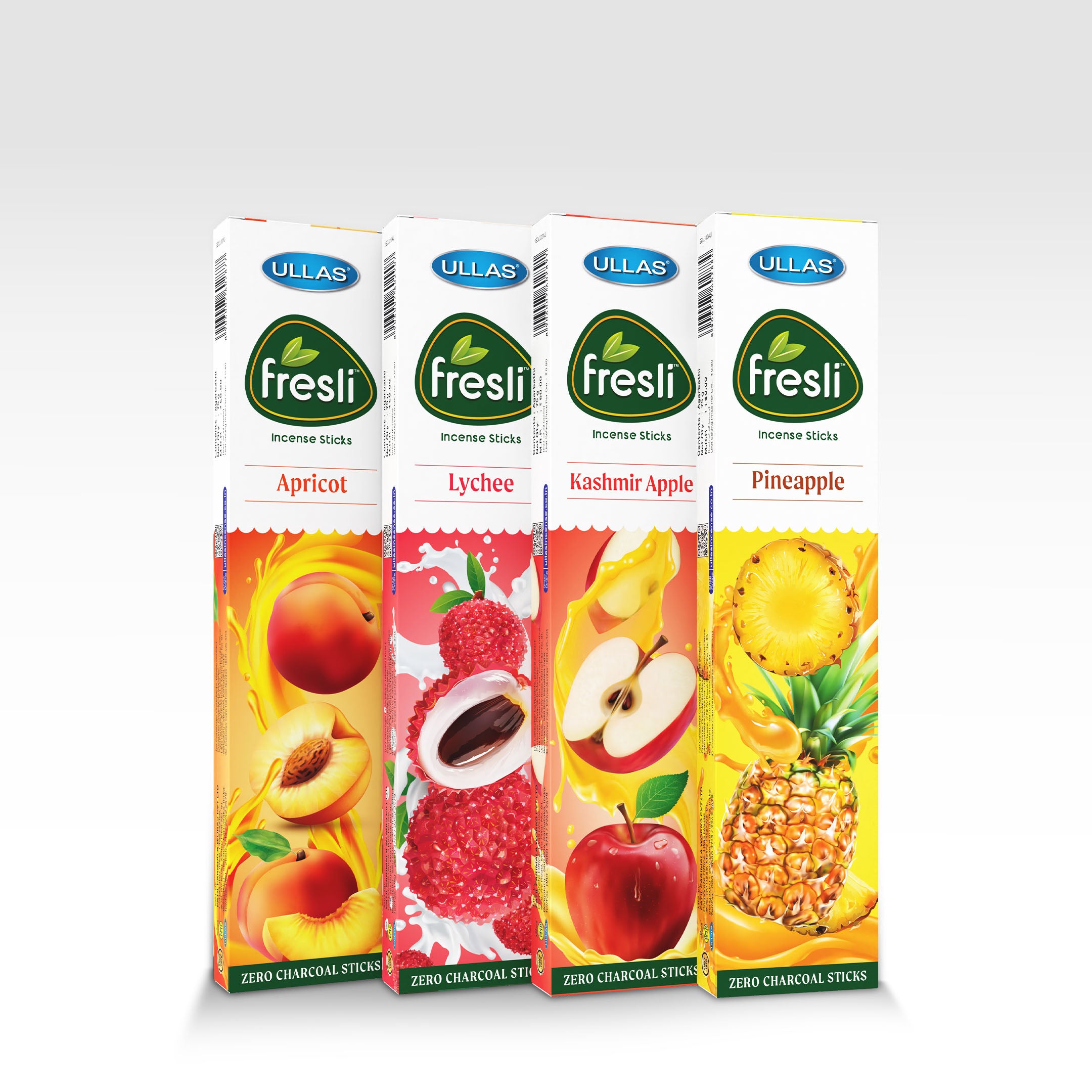 Ullas Fresli Pack of 4 - Apricot, Kashmir ...