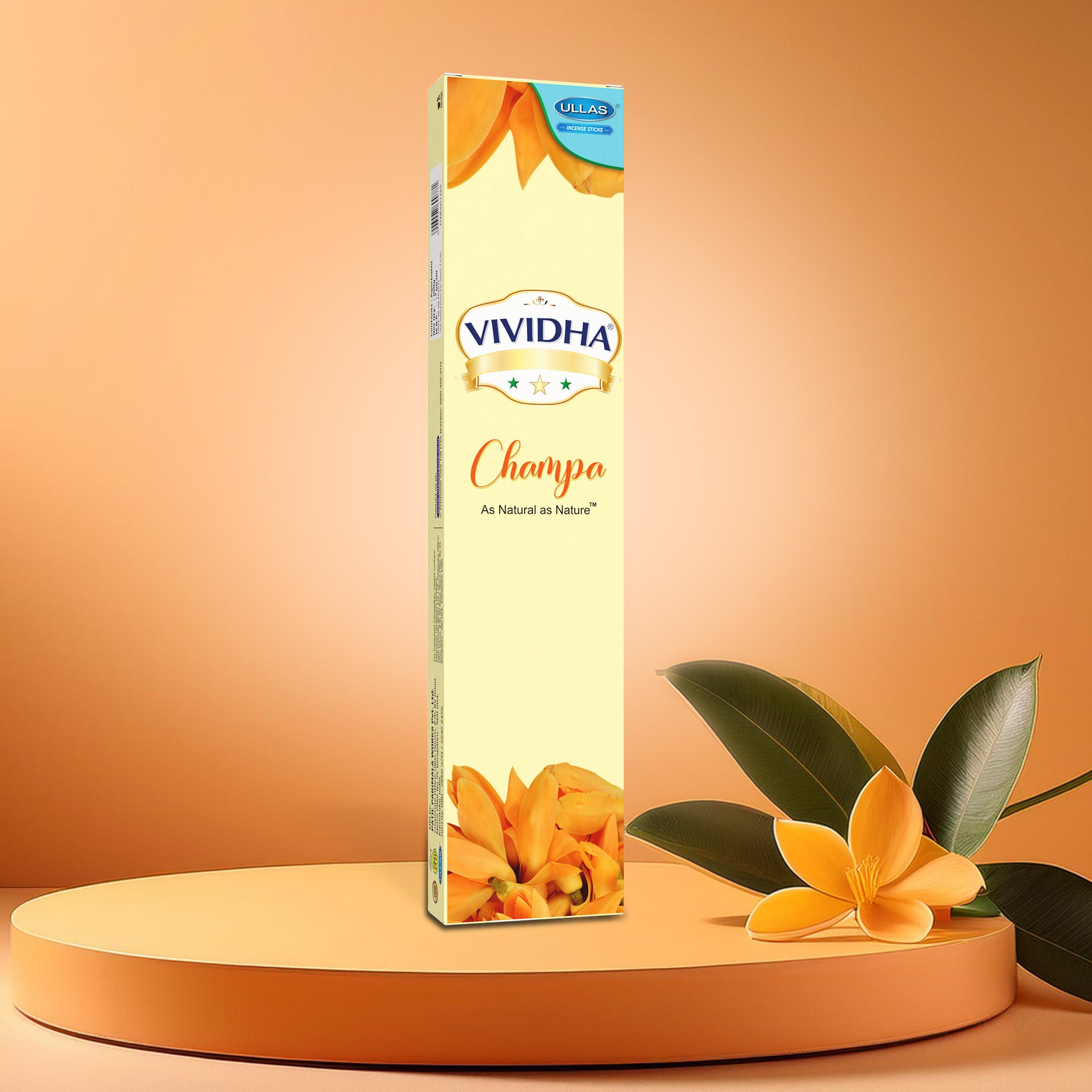 Ullas Vividha Champa Agarbathi - Incense Sticks with Floral Fragrance (100g)