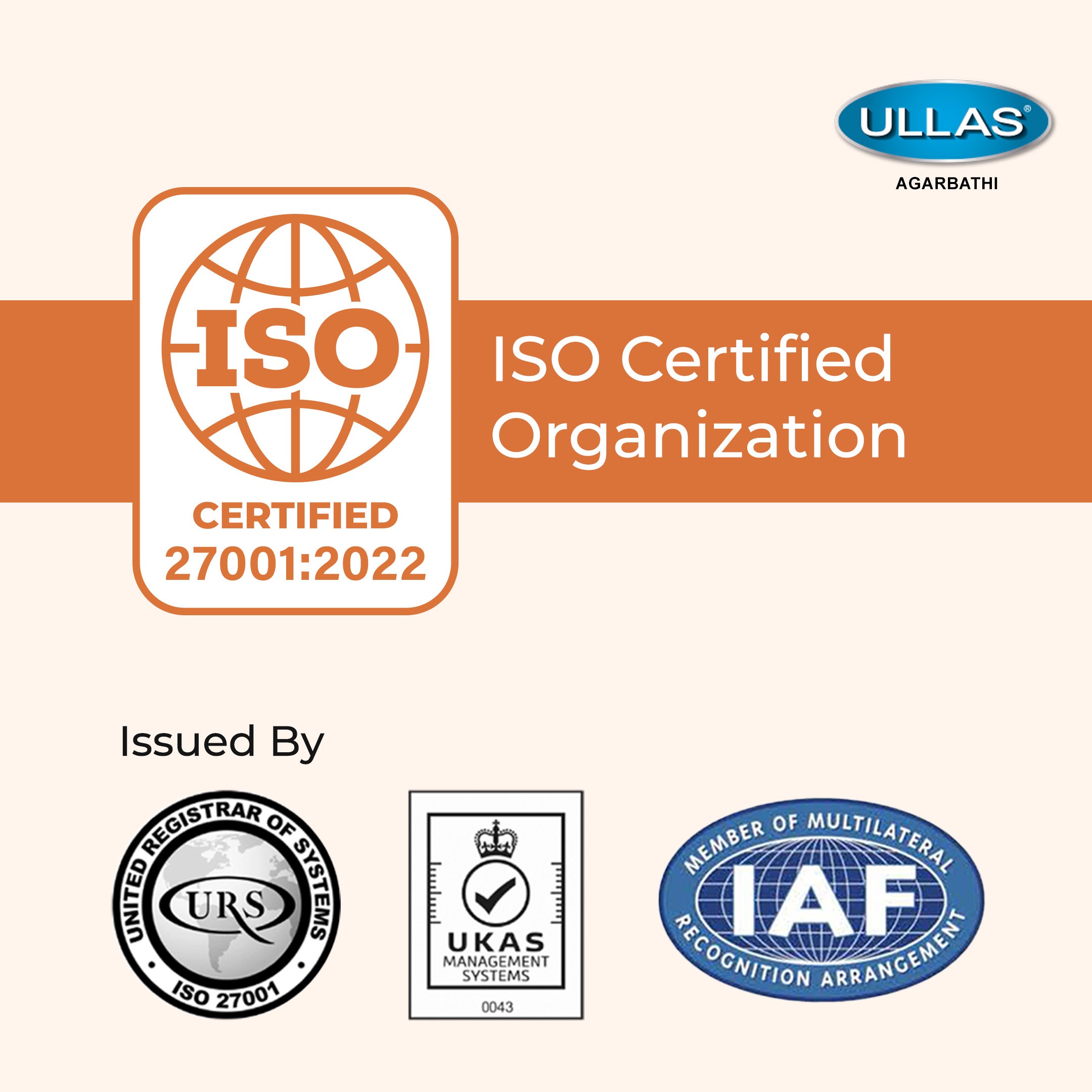 Ullas Fresli Pack of 4 - Apricot, Kashmir Apple, Lychee and Pineapple Premium Agarbathi