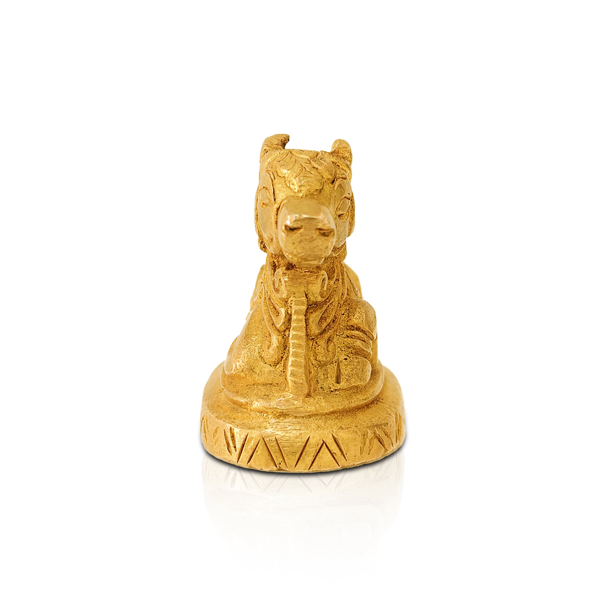 Divine Brass Nandi Idol