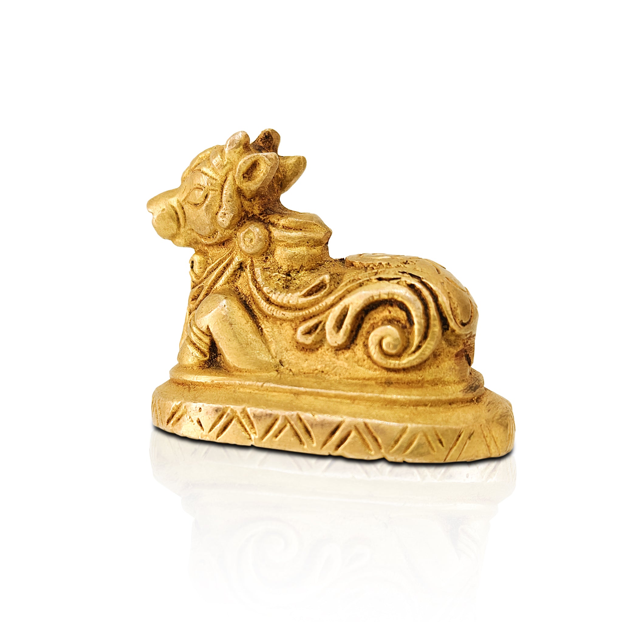 Divine Brass Nandi Idol