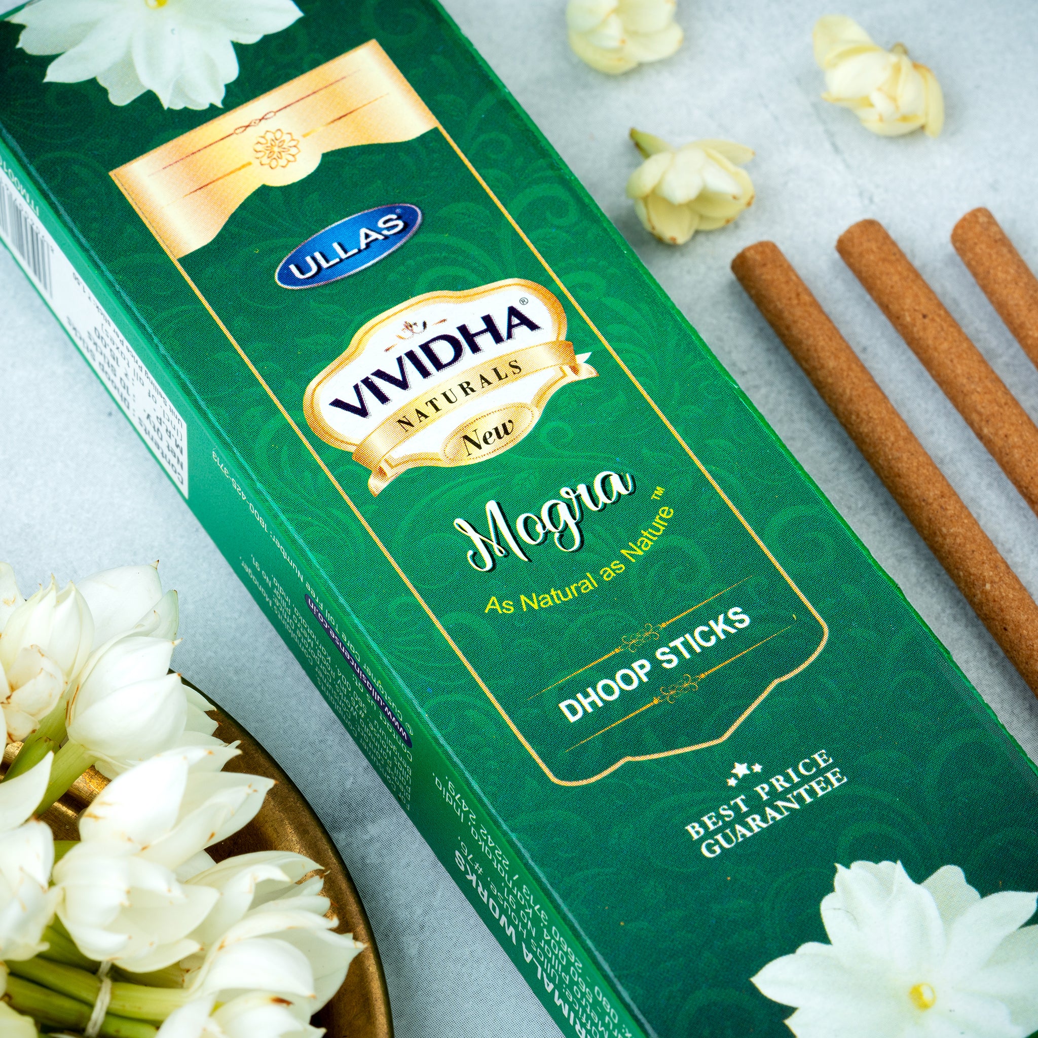 Vividha Mogra Bambooless Dhoop Sticks