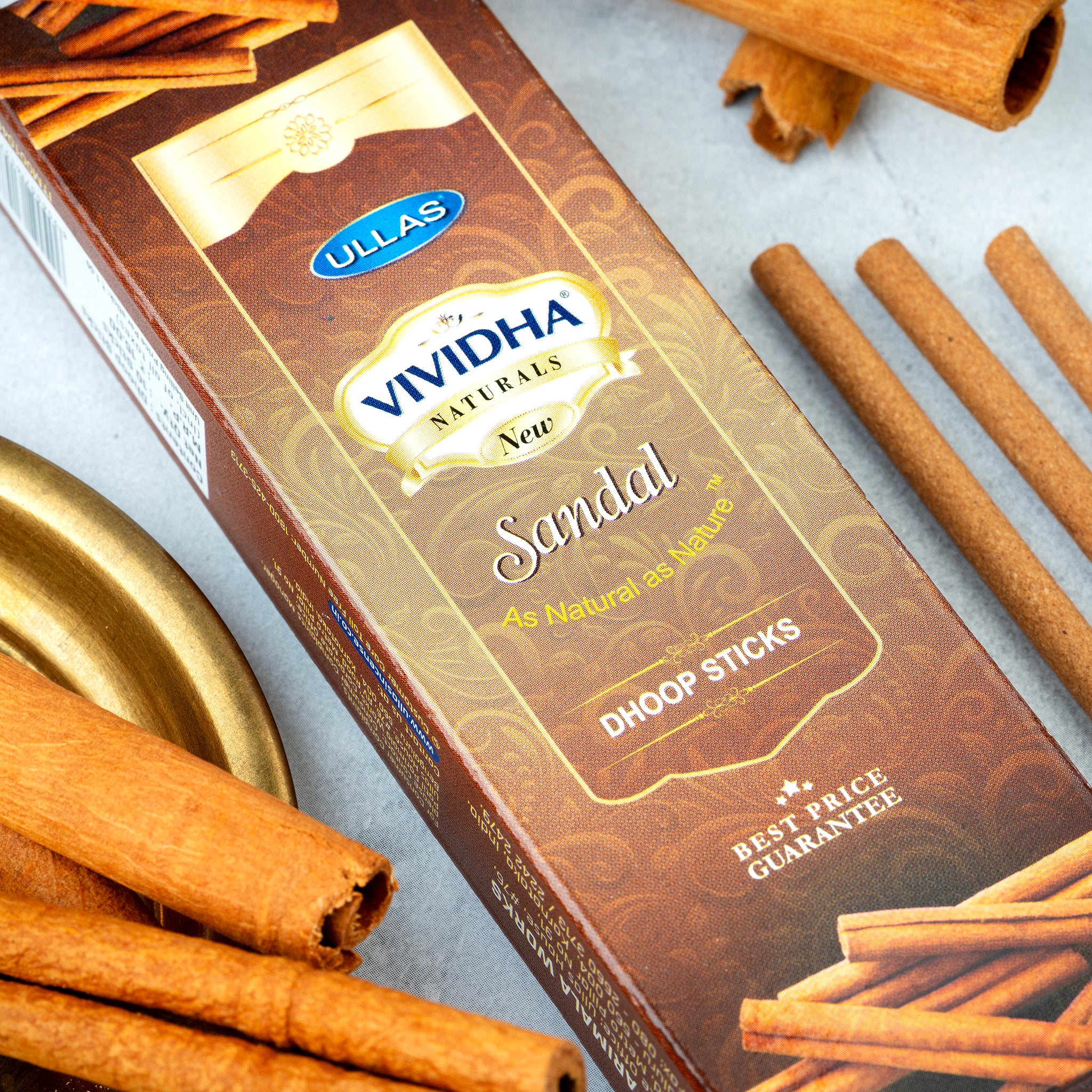 Vividha Sandal Bambooless Dhoop Sticks