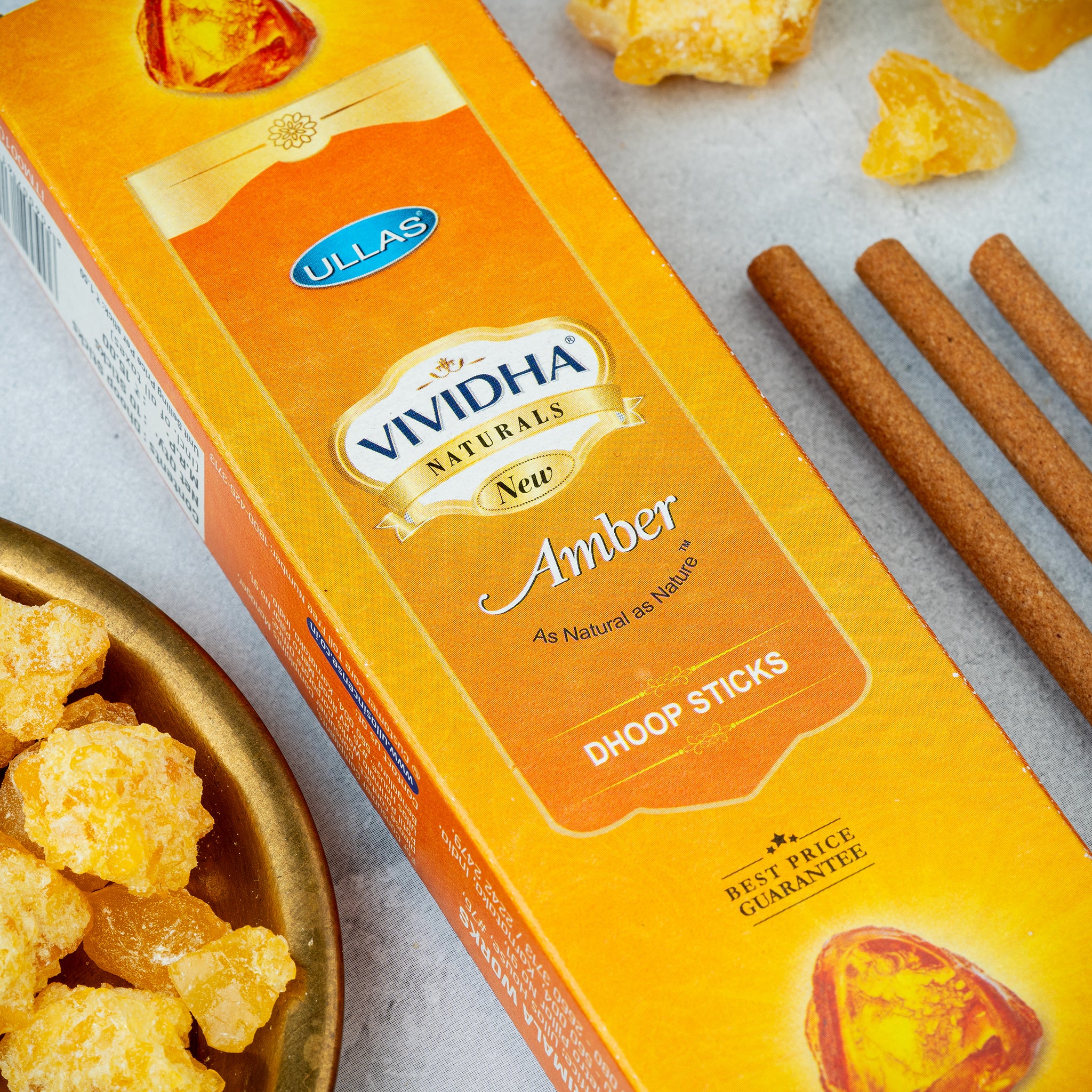 Vividha Amber Bambooless Dhoop Sticks