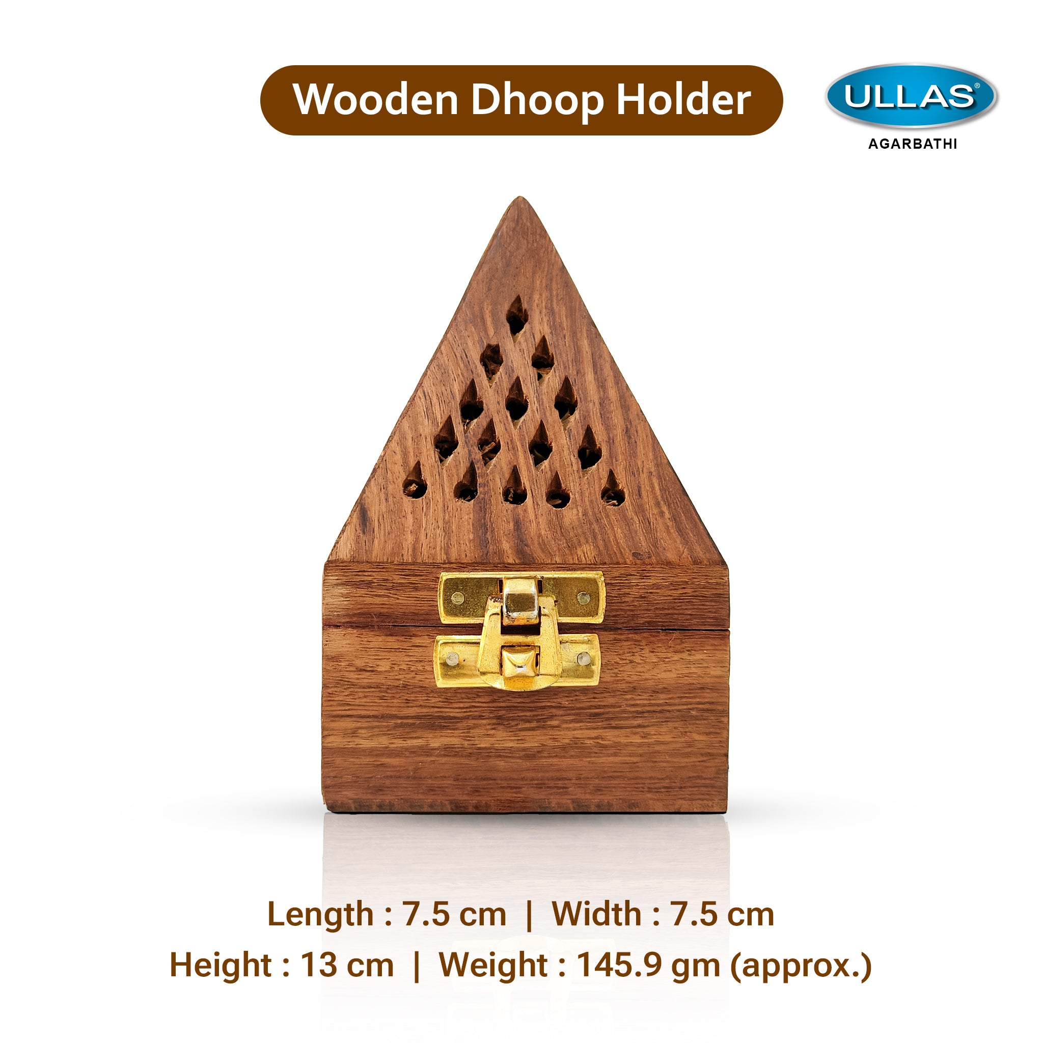 Wooden Sambrani/Dhoop Box
