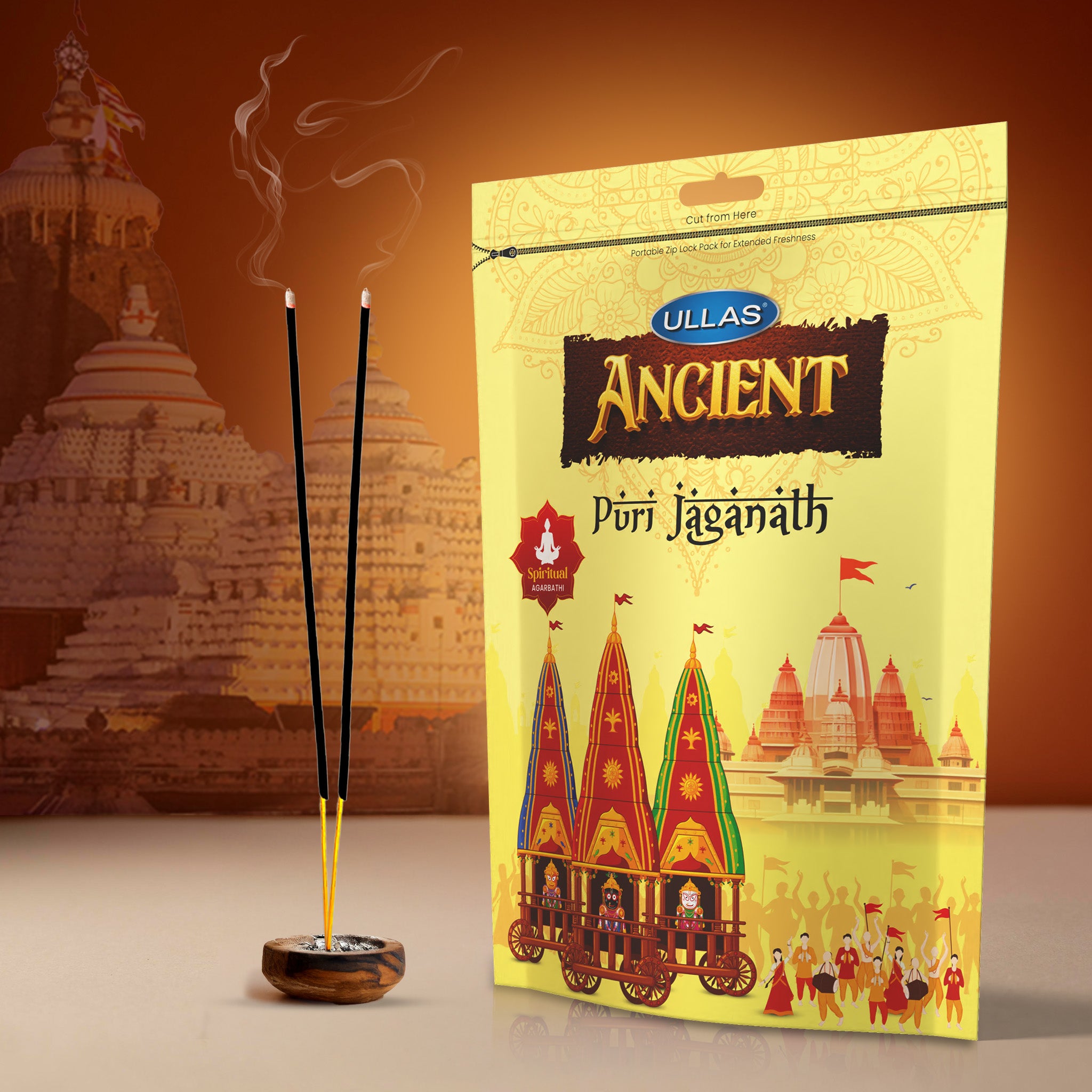 Ullas Ancient Puri Jagannath Agarbathi 450g