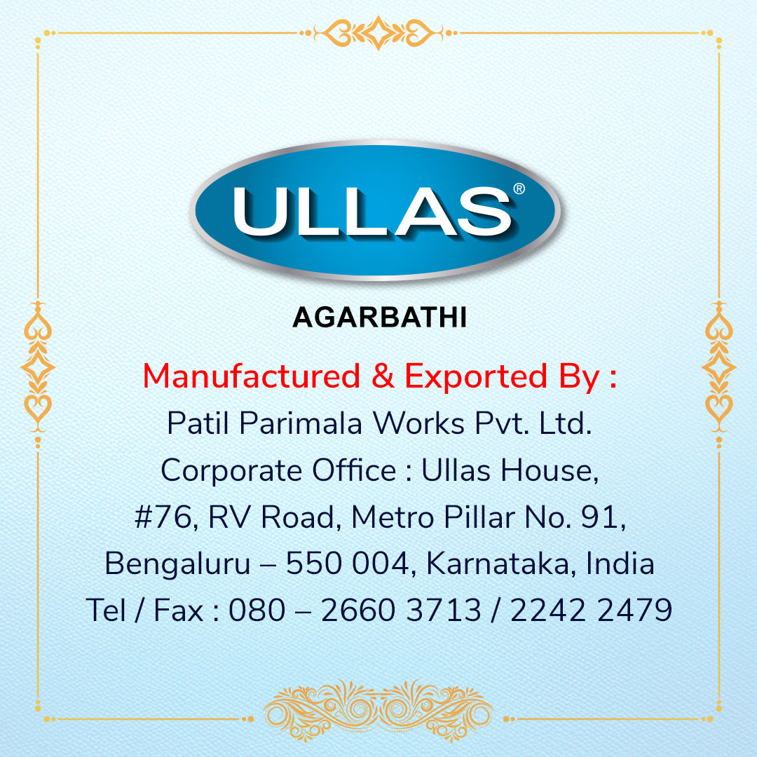 Ullas Super Sandal Agarbatti - Incense Sticks with Woody Fragrance (50g)