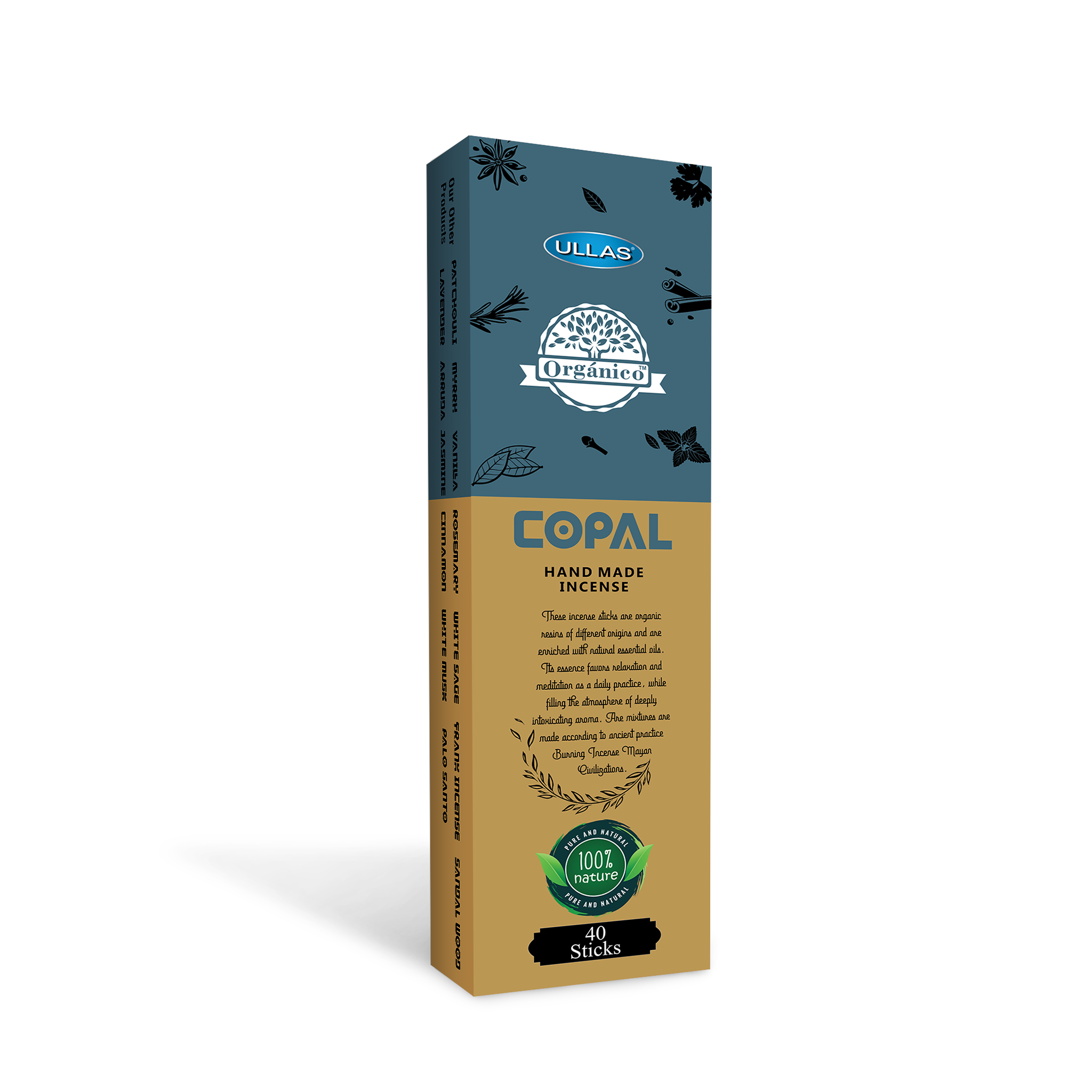 Ullas Organico Copal Agarbathi - Incense S...