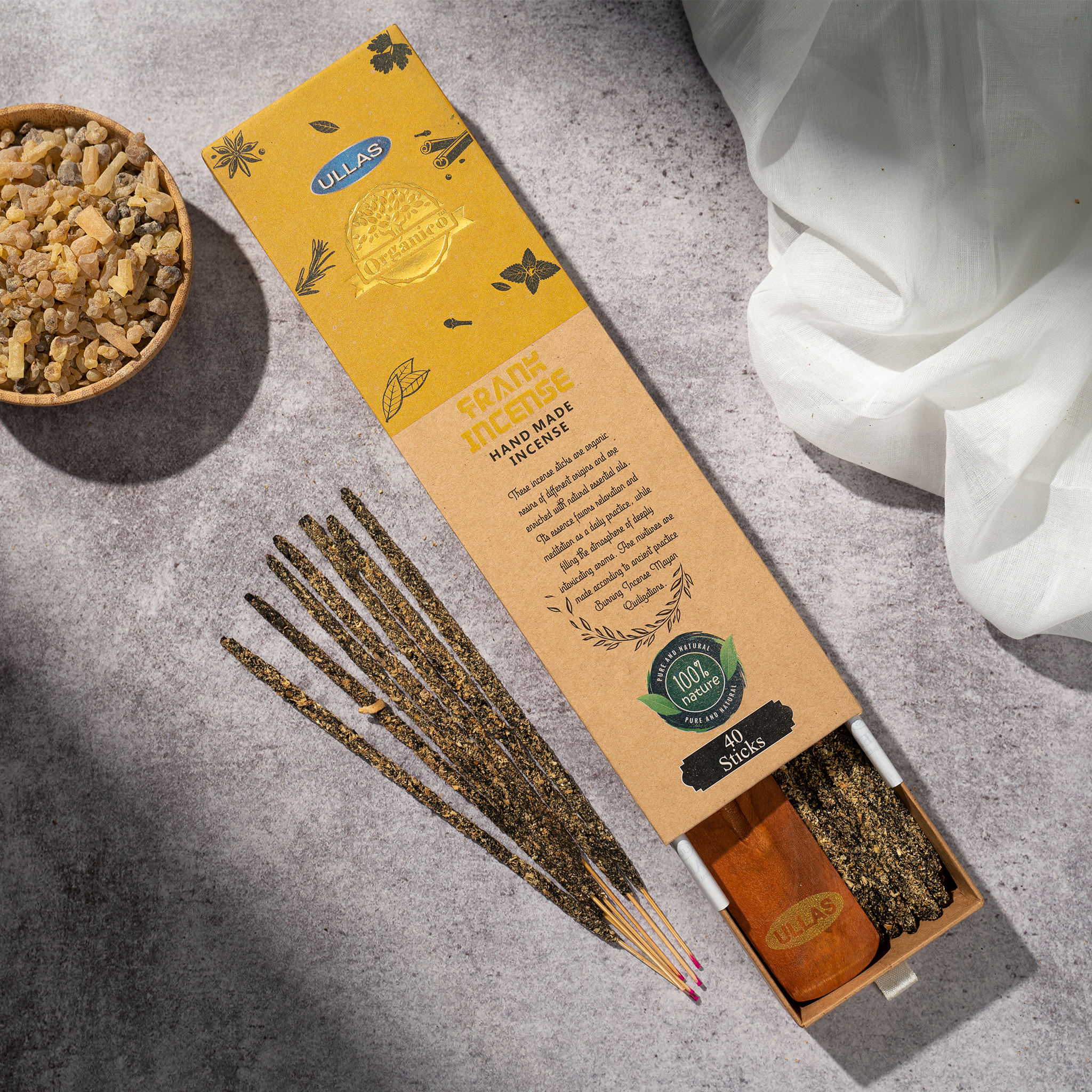 Ullas Organico Frankincense Agarbathi - In...