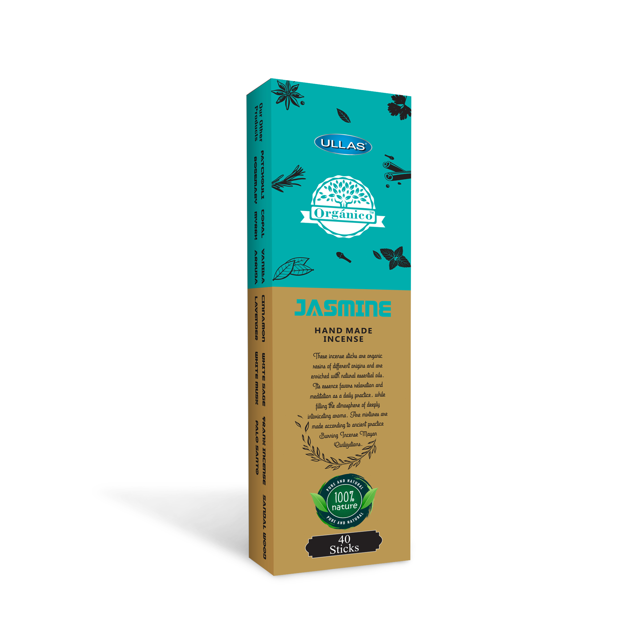 Ullas Organico Jasmine Agarbathi - Incense...