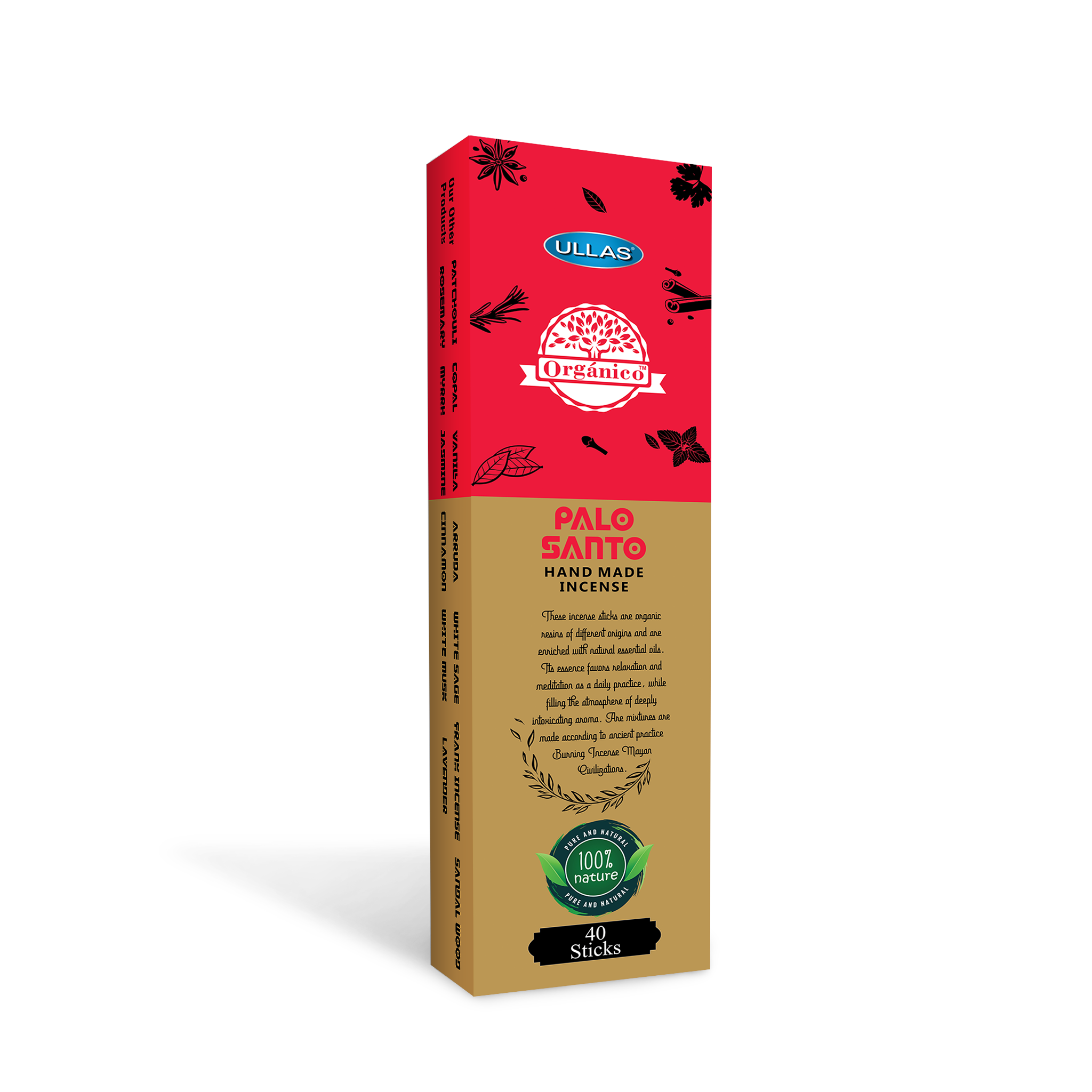 Ullas Organico Palo Santo Agarbathi - Ince...