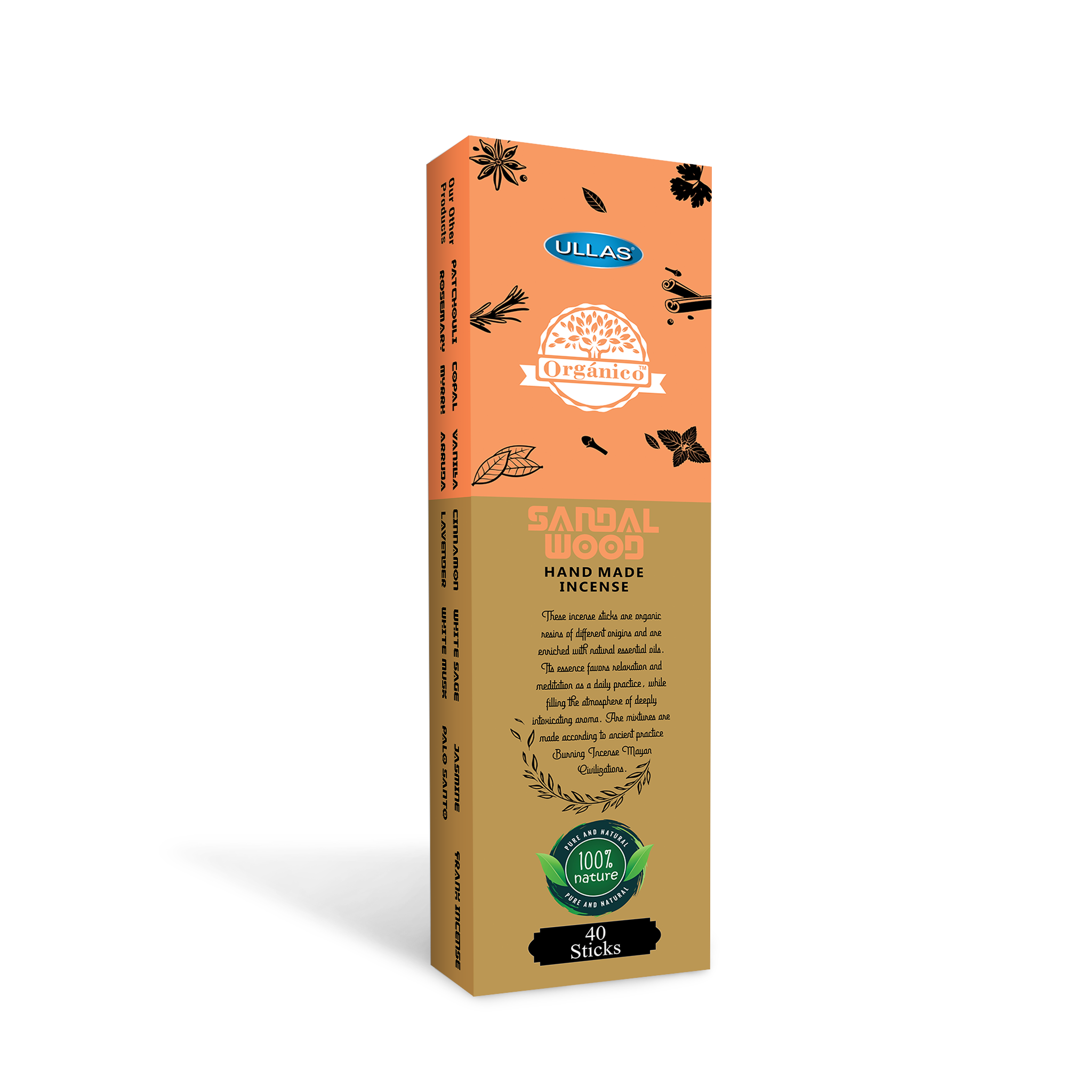 Ullas Organico SandalWood Agarbathi - Ince...