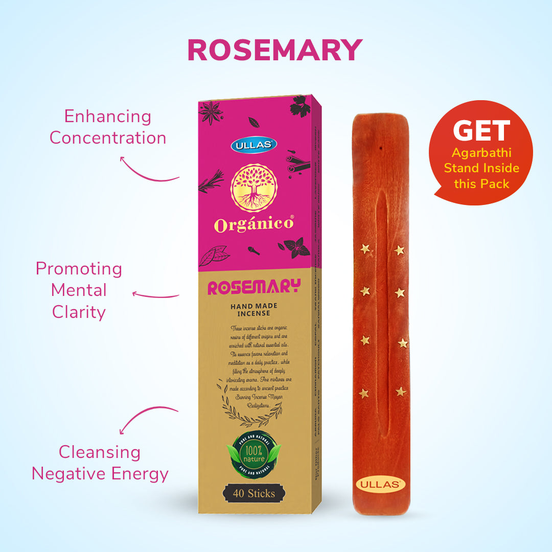 Ullas Organico Rosemary Agarbathi - Incens...