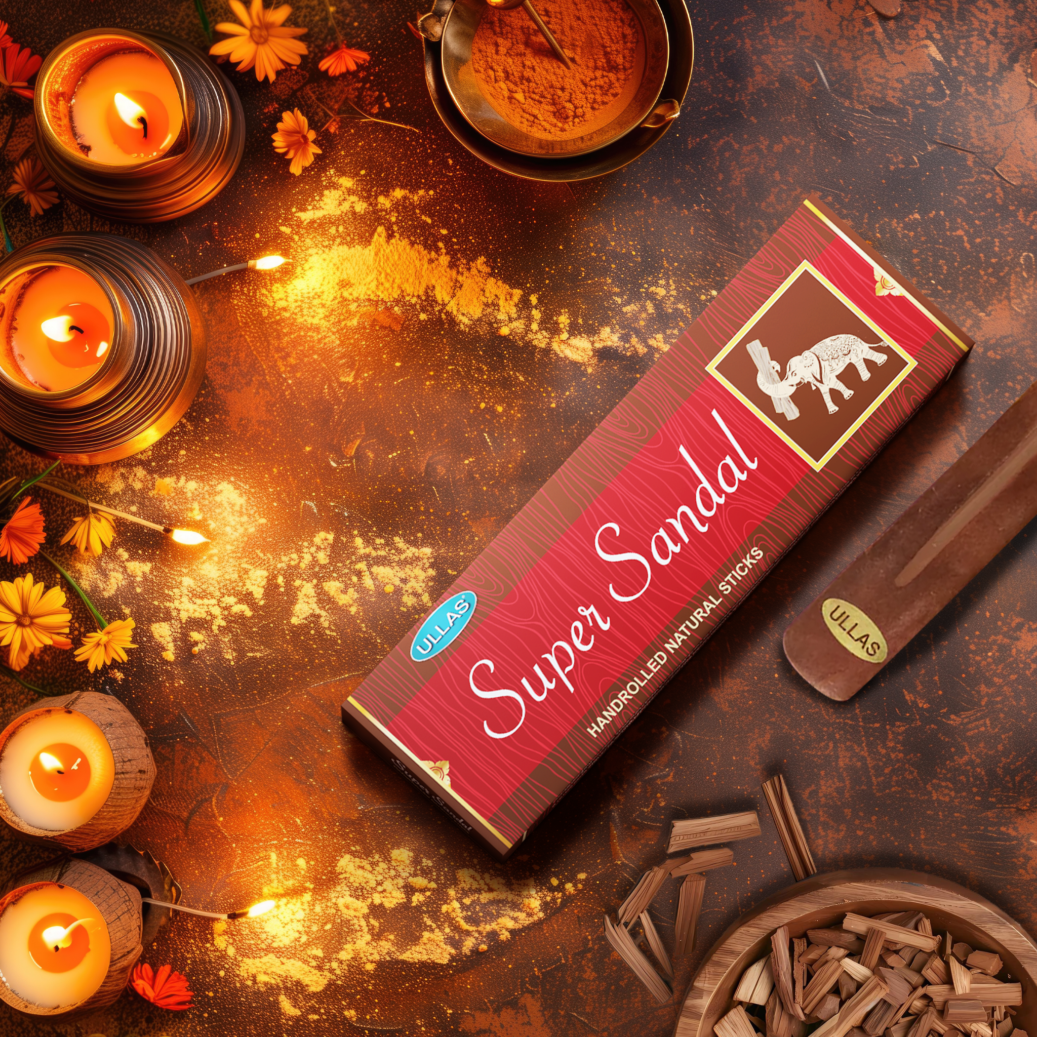 Ullas Super Sandal Agarbatti - Incense Sti...