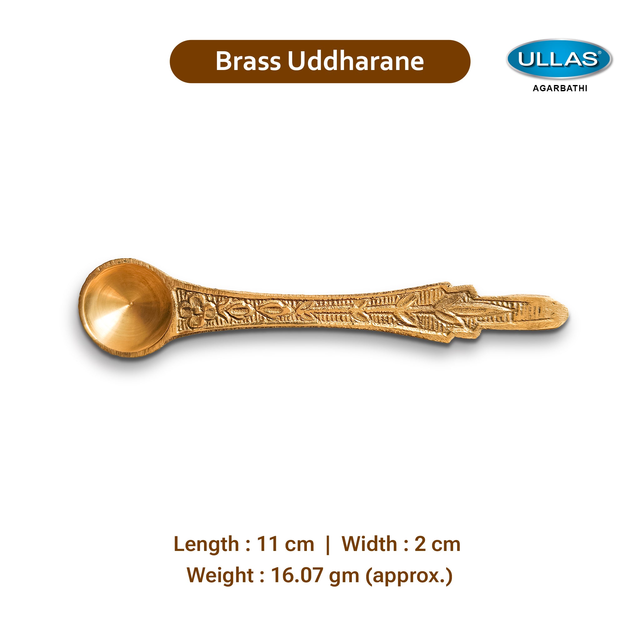 Divine Brass Udharini Spoon