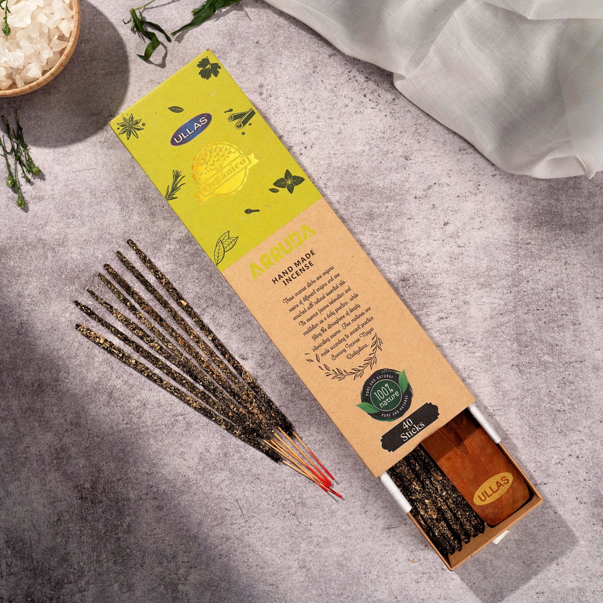Ullas Organico Arruda Agarbathi - Incense ...