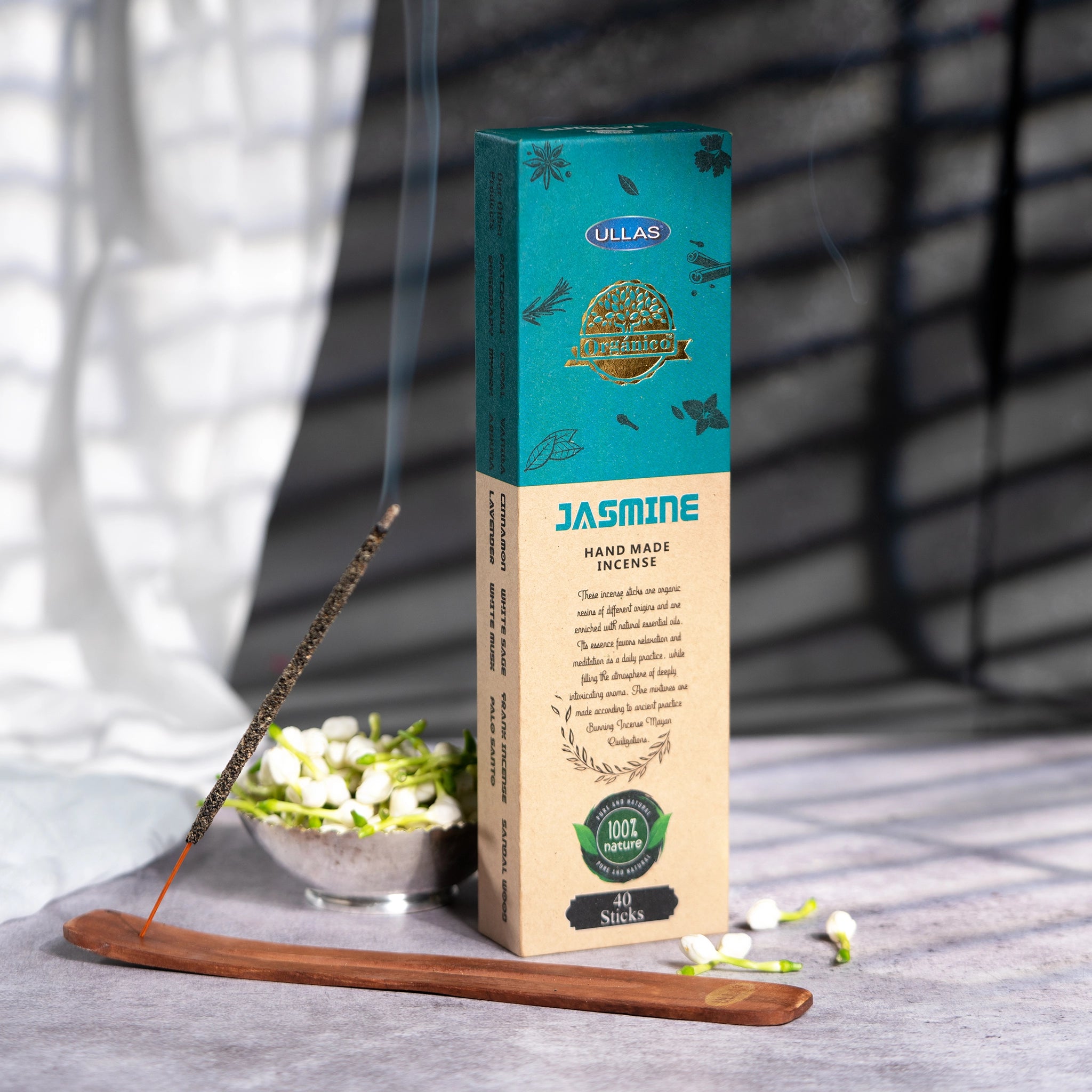 Ullas Organico Jasmine Agarbathi - Incense...