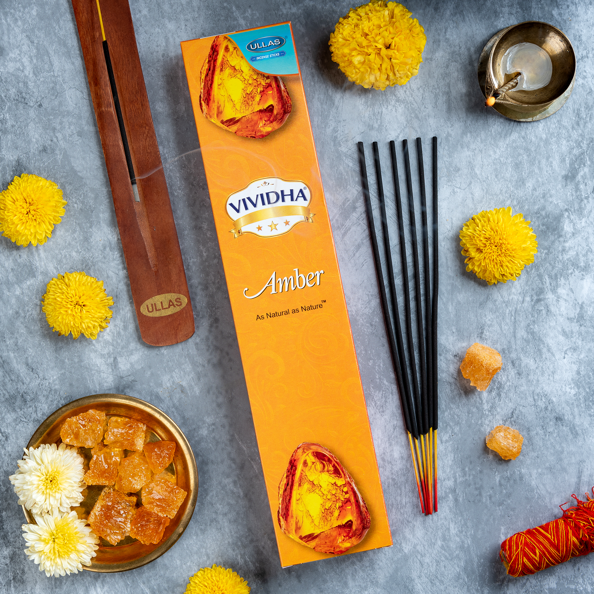 Ullas Vividha Amber Agarbathi - Incense St...