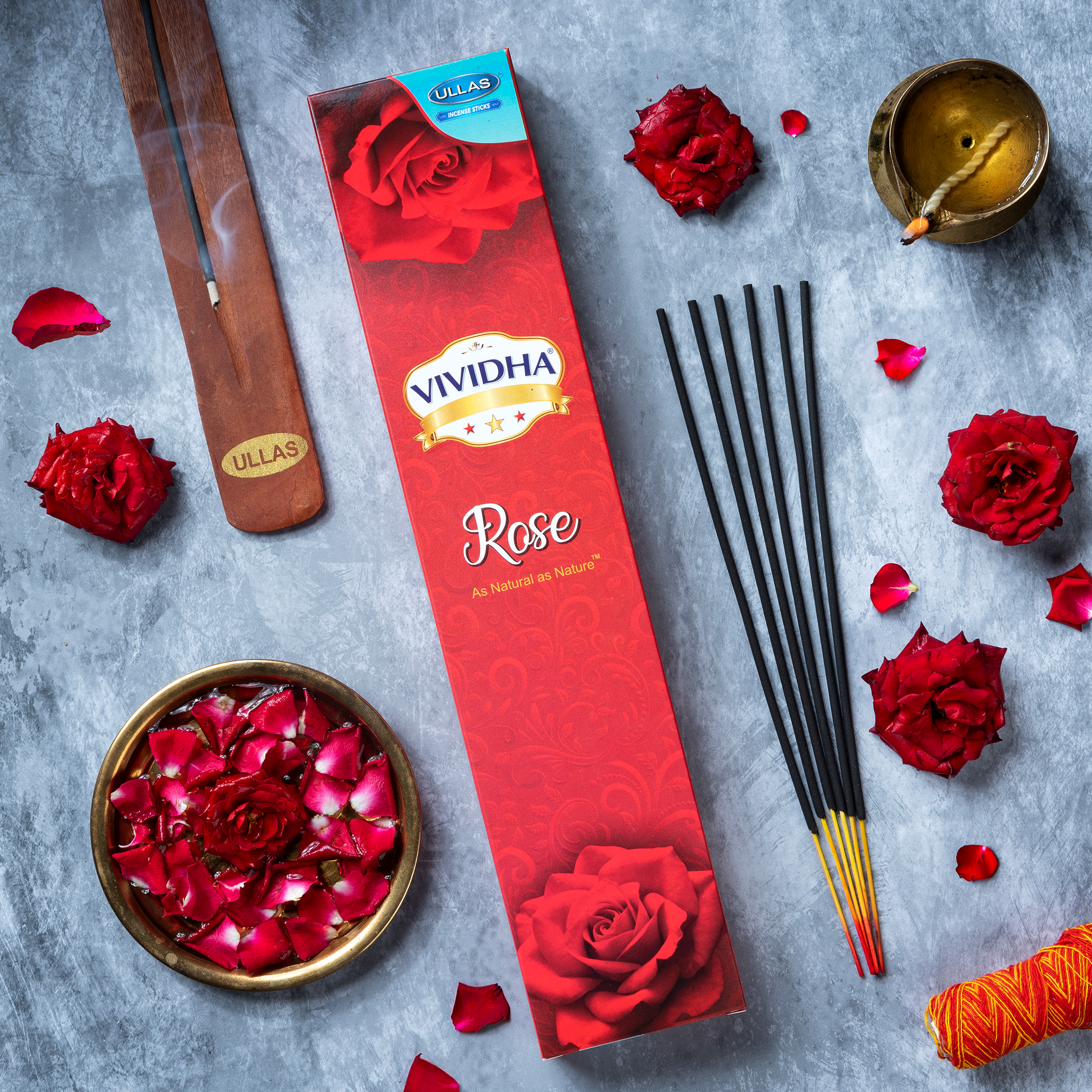 Ullas Vividha Rose Agarbathi - Incense Sti...