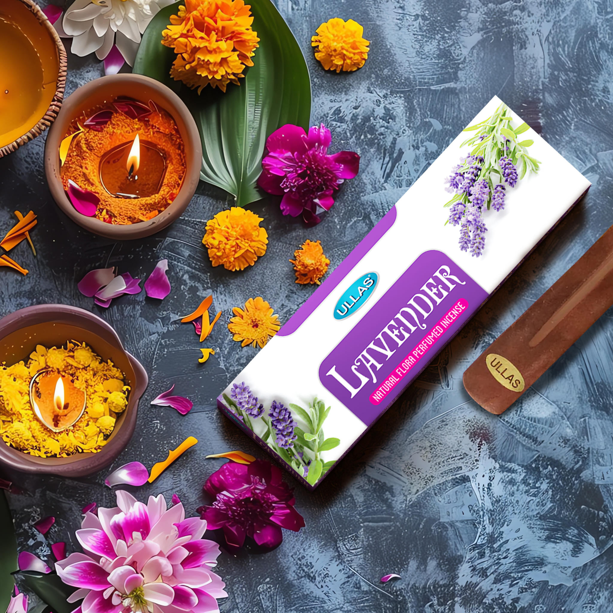 Ullas Lavender Agarbatti - Incense Sticks ...