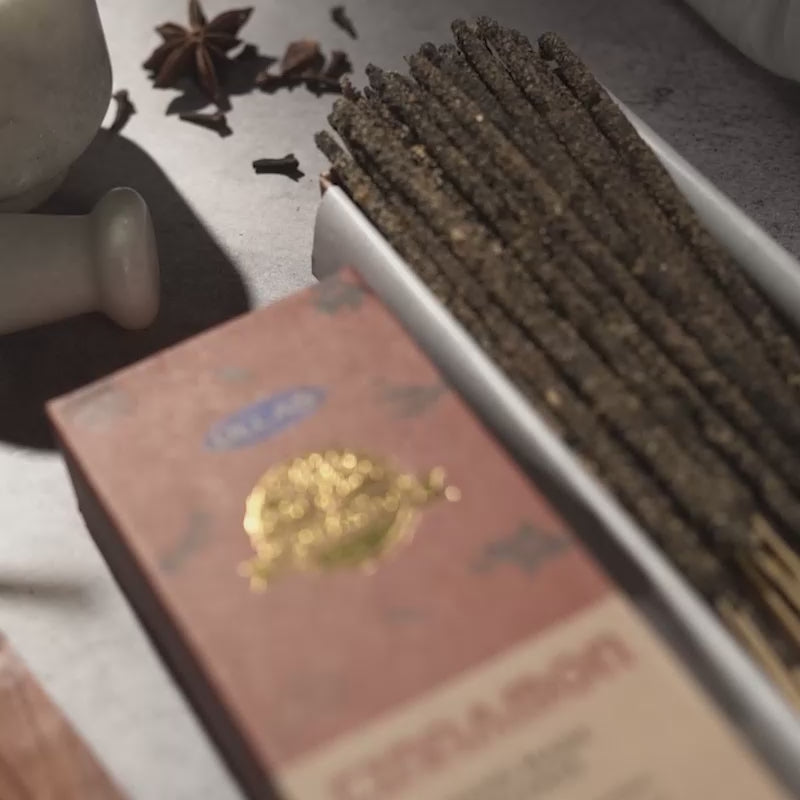 Ullas Organico Cinnamon Agarbathi - Incense Sticks with Cinnamon Fragrance (40 sticks)