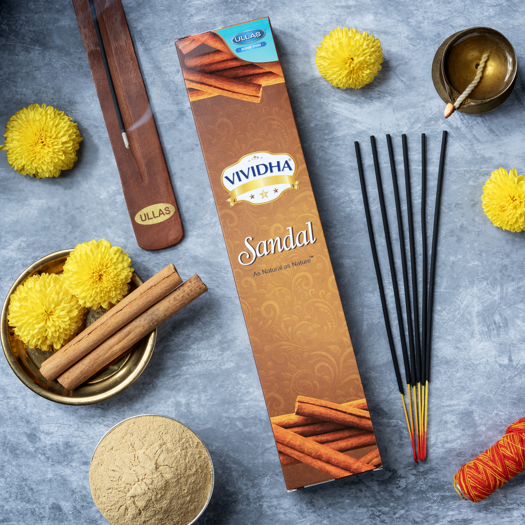 Ullas Vividha Sandal Agarbathi - Incense S...